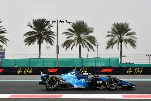 Crawford beats Mini to lead only F2 free practice in Abu Dhabi