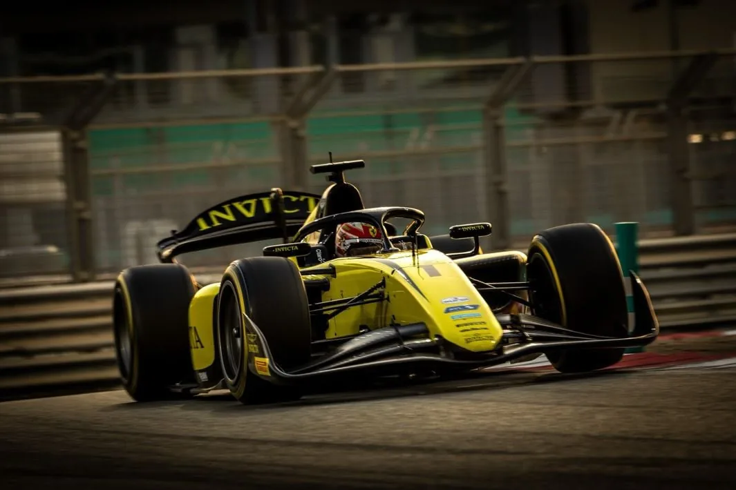 F2: Rafael Câmara sets second fastest time in his first official test in Abu Dhabi