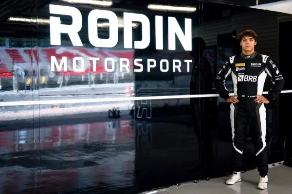 Pedro Clerot accelerates in F3 pre-season testing in Barcelona with Rodin