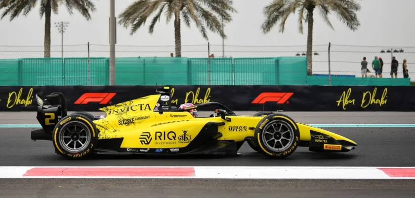 Roman Stanek secures Formula 2 pole position in Abu Dhabi