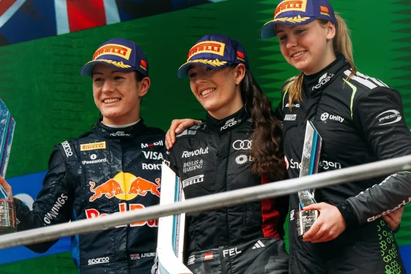 Gademan and Felbermayr win in F1 Academy in China