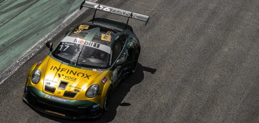Consistent in the Porsche Cup elite, Regadas leaves Interlagos with a double top 10