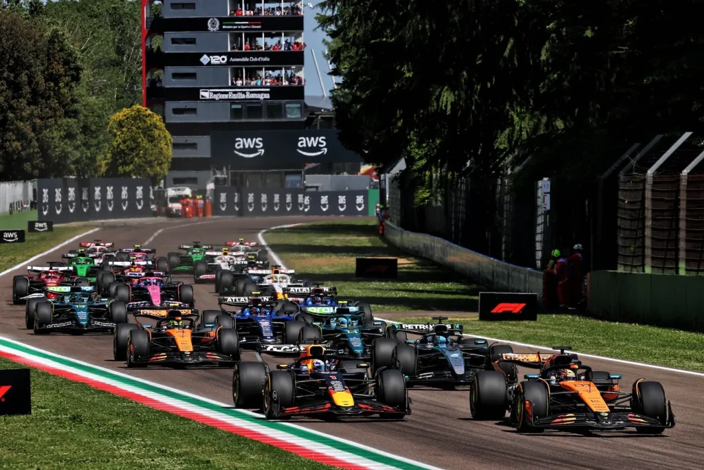 Largada, F1 2025, Fórmula 1, GP da Emília-Romanha, Ímola, Imola