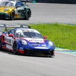 Bassani advances seven positions and finishes in the top 10 in the Porsche Cup at Interlagos