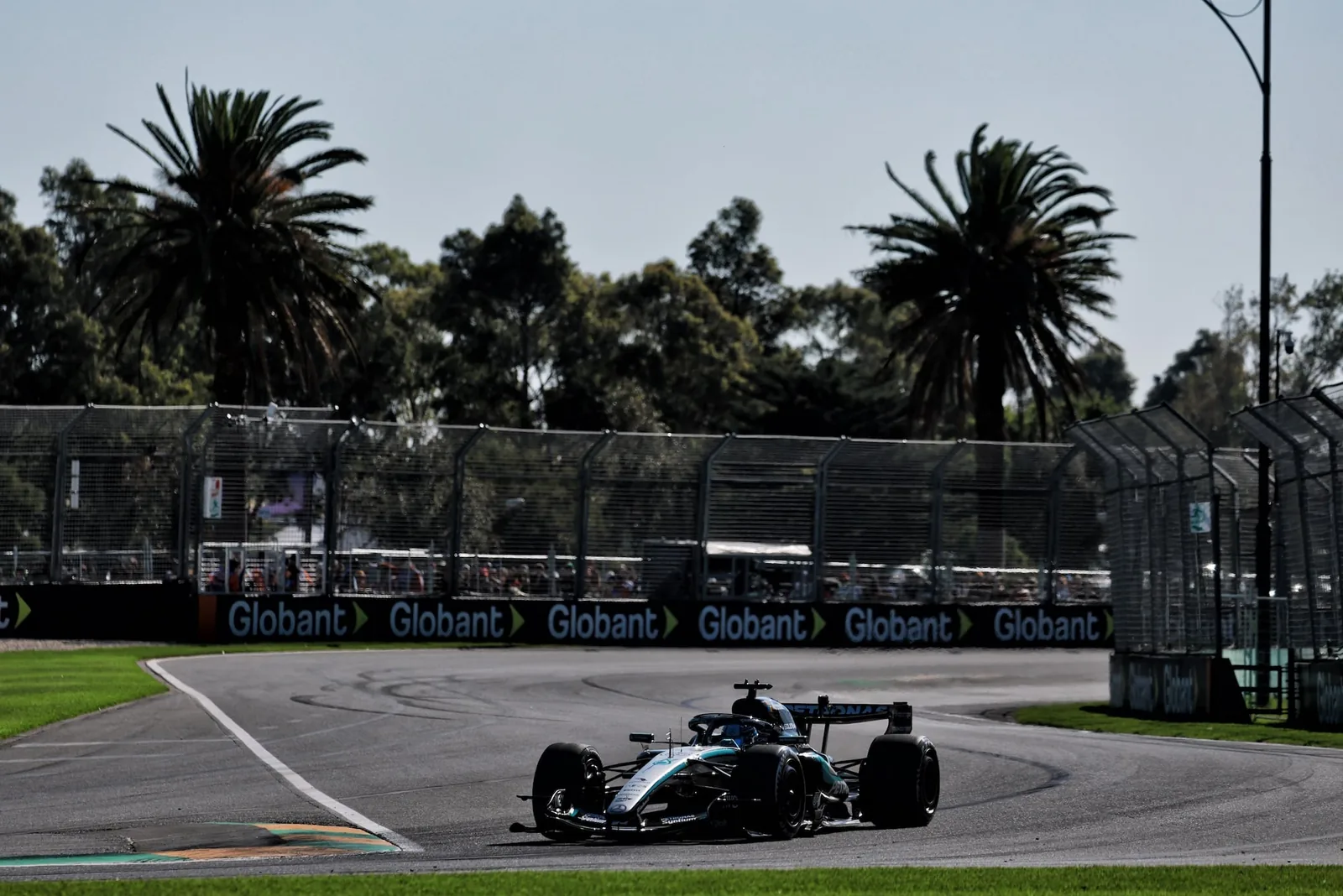 F1: Russell comments on performance differences between Mercedes and McLaren