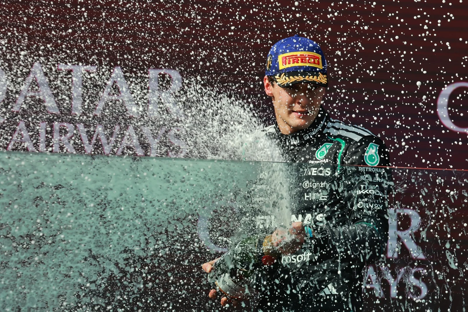 F1: Russell wins in Australia in a Mercedes one-two