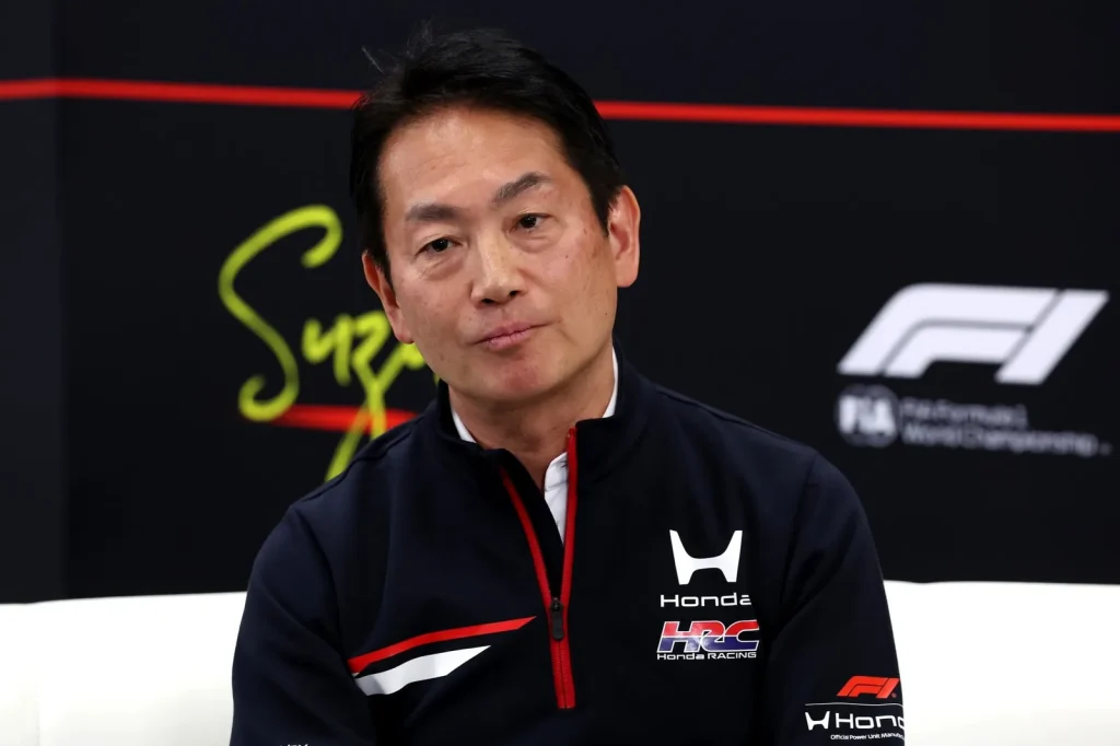 Koji Watanabe (JPN) Honda Racing Corporation - HRC - President in the FIA Press Conference.