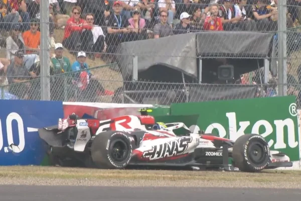 F1: Bearman's heavy crash causes Safety Car in Japan