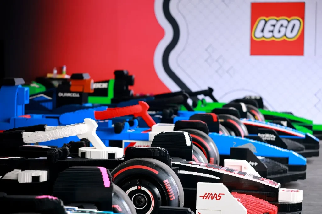 MIAMI, FLORIDA - MAY 02: Lego F1 activation during the F1 Grand Prix of Miami at Miami International Autodrome on May 02, 2025 in Miami, Florida. (Photo by Hector Vivas/Getty Images for LEGO Group)