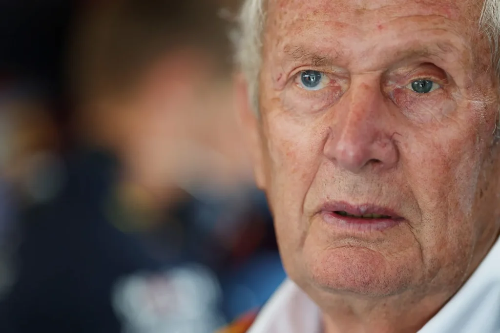 MONTREAL, QUEBEC - JUNE 14: Dr Helmut Marko, Team Consultant of Oracle Red Bull Racing looks on during qualifying ahead of the F1 Grand Prix of Canada at Circuit Gilles-Villeneuve on June 14, 2025 in Montreal, Quebec. (Photo by Mark Thompson/Getty Images) // Getty Images / Red Bull Content Pool // SI202506140568 // Usage for editorial use only //