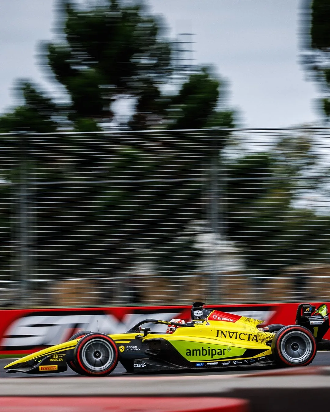 Rafael Câmara finishes debut F2 weekend with a podium in Australia