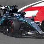 F1: Russell overcomes problems and celebrates P2 on the grid in China