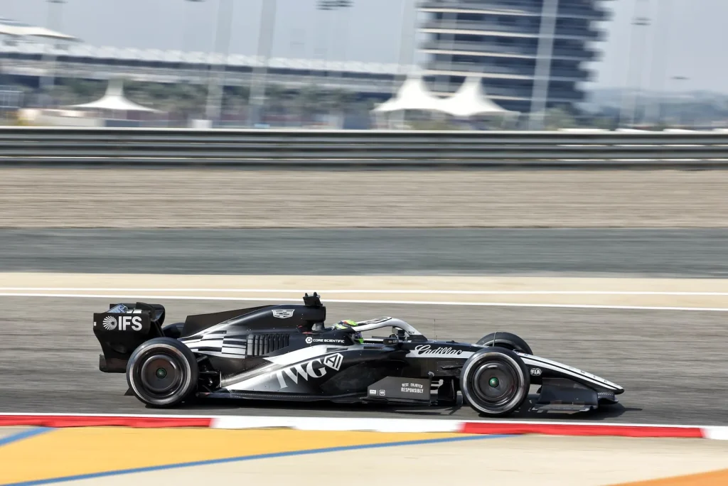Sergio Perez (MEX) Cadillac Formula 1 Team CA01.