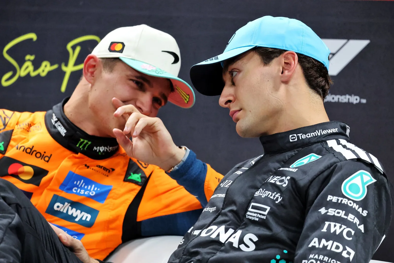 F1: "He always knows what he's doing," said Norris, praising Russell