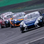 Campos passes Neumann at the end and wins race 2 of the Porsche Cup Challenge