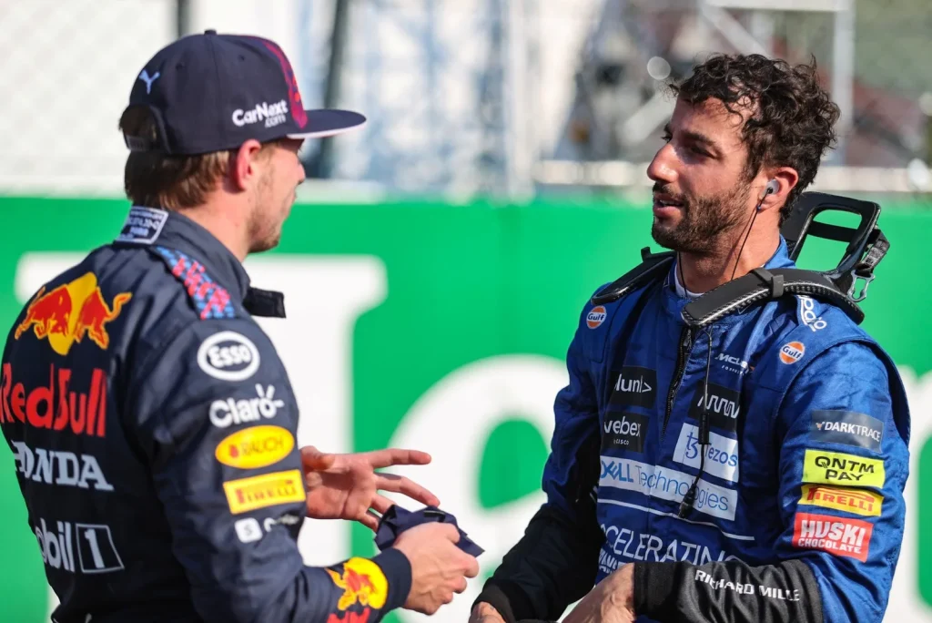Max Verstappen e Daniel Ricciardo, Corrida de Qualificação, GP da Itália, Monza, Fórmula 1 2021