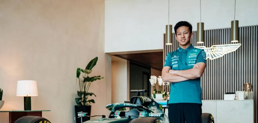 F1: Aston Martin bets on Chinese prospect and announces Zhenrui Chi