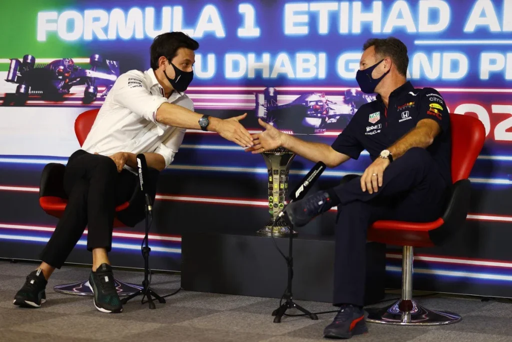 Christian Horner and Toto Wolff