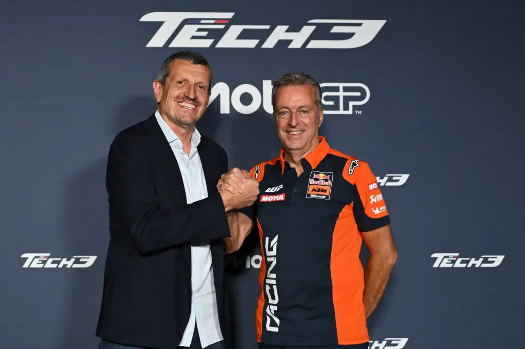 Guenther Steiner and Richard Coleman - MotoGP Tech3