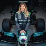 Doriane Pin speaks of a "special and emotional" moment when driving F1 for the first time