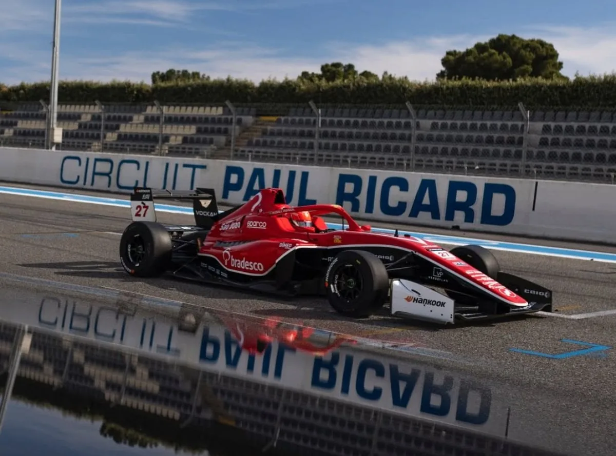 Heitor Dall Agnol debuts with a podium in Eurocup3 at Paul Ricard