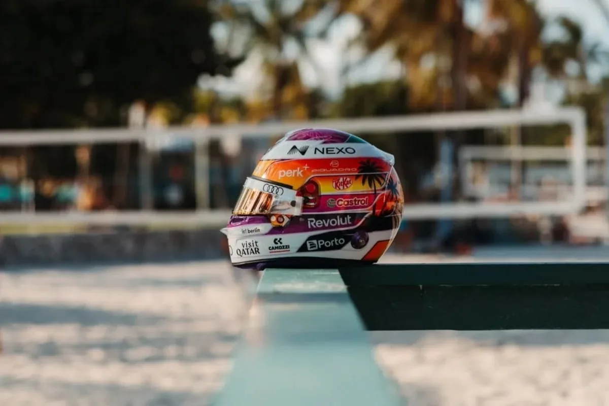 F1: Bortoleto reveals special helmet for Miami GP