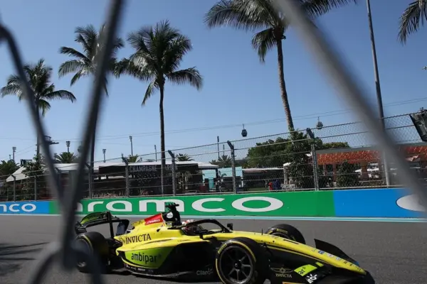 F2: Rafael Câmara starts from the front row in the main race in Miami