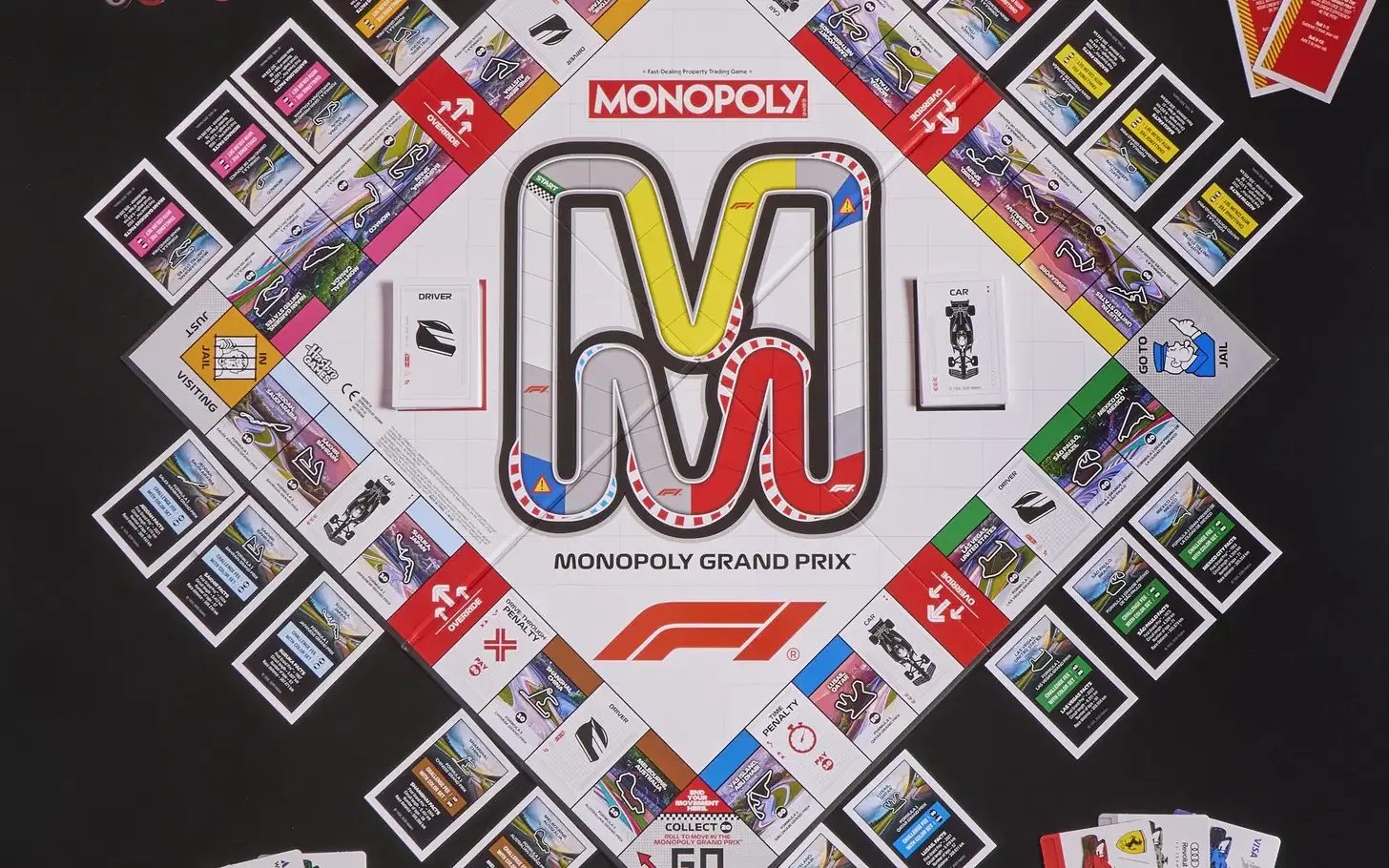F1 announces launch of themed Monopoly board game