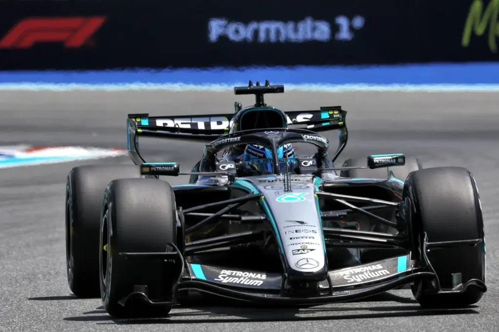 George Russell (GBR) Mercedes AMG Formula One Team W17.