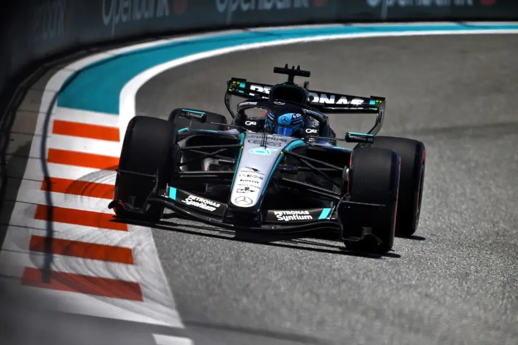 George Russell (GBR) Mercedes AMG Formula One Team W17.