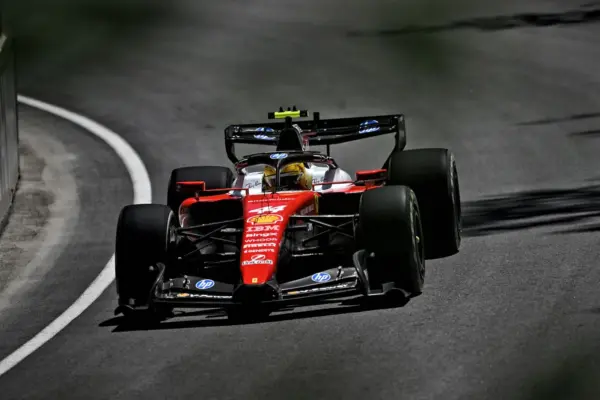 F1: Hamilton says Pirelli rain tires "are not spectacular"