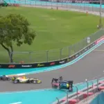 F1: Gasly crashes after collision with Lawson during the Miami GP