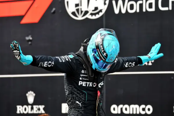 F1: George Russell reveals origin of viral “T-Pose” at Mercedes