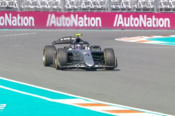 F2: Herta leads sole free practice in Miami