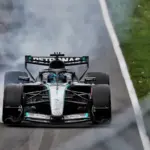 F1: Russell apologizes for throwing a headrest in Canada