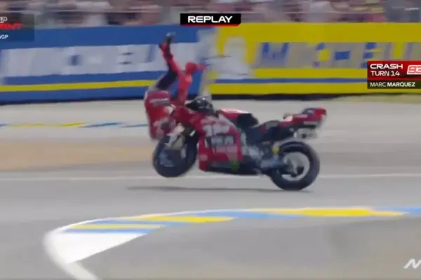 MotoGP: Márquez suffers severe crash after fall in Sprint