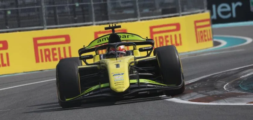 Rafael Câmara secures third place in Miami and maintains F2 runner-up position