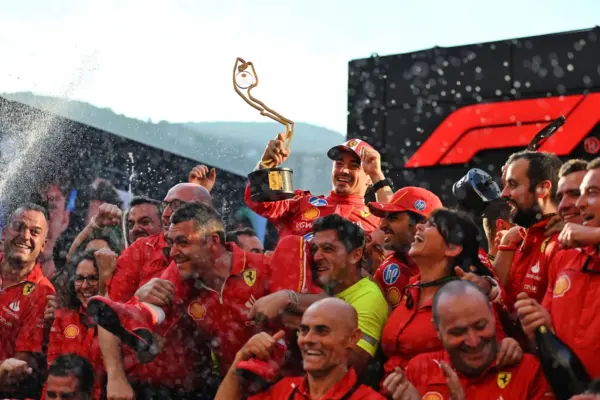 F1: Leclerc relives iconic victories with Ferrari after renewal