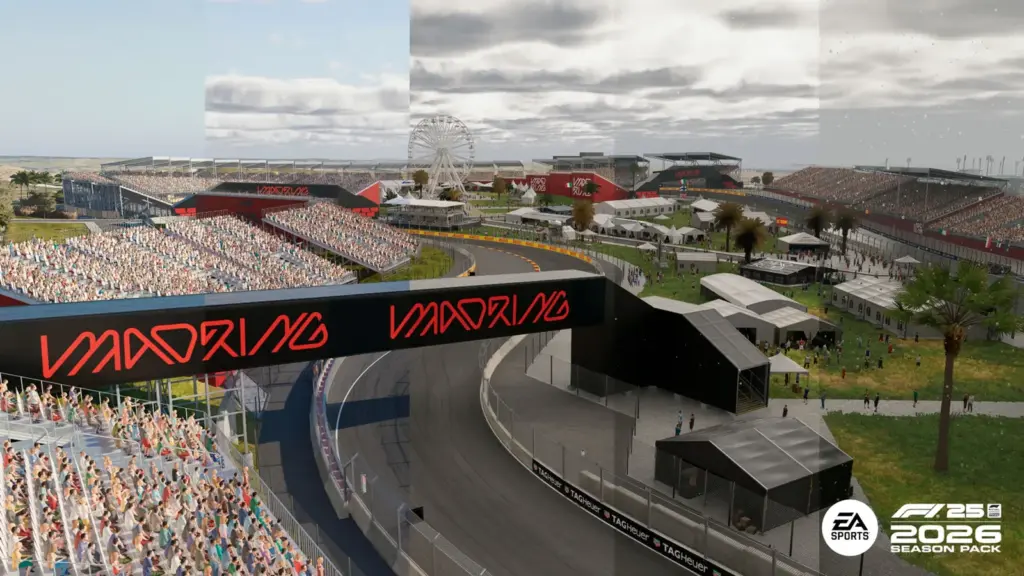 F1 25 recebe atualização da temporada 2026 com Audi, Cadillac e Madring