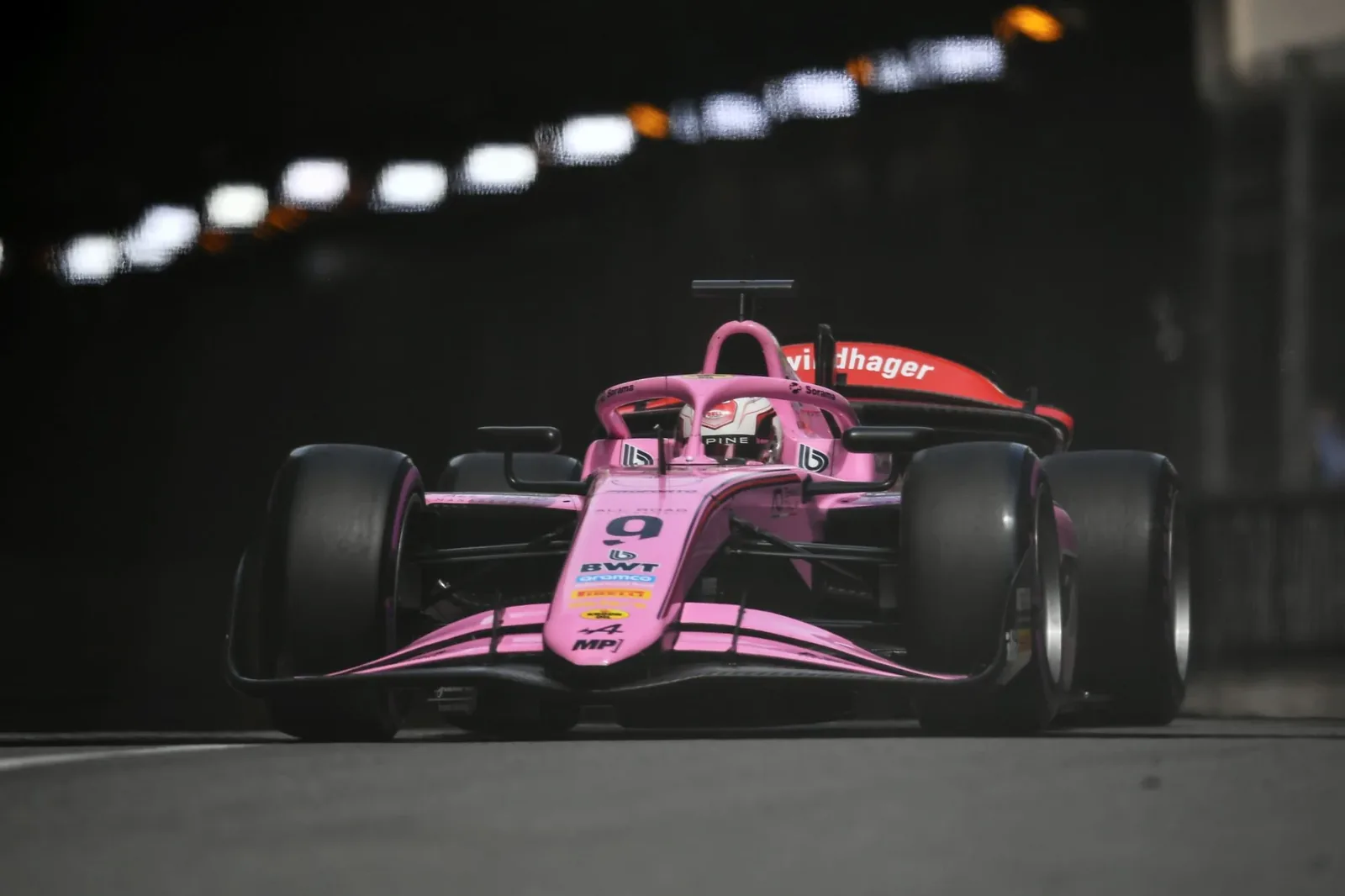 F2 has a different format grid definition and driver groups in Monaco