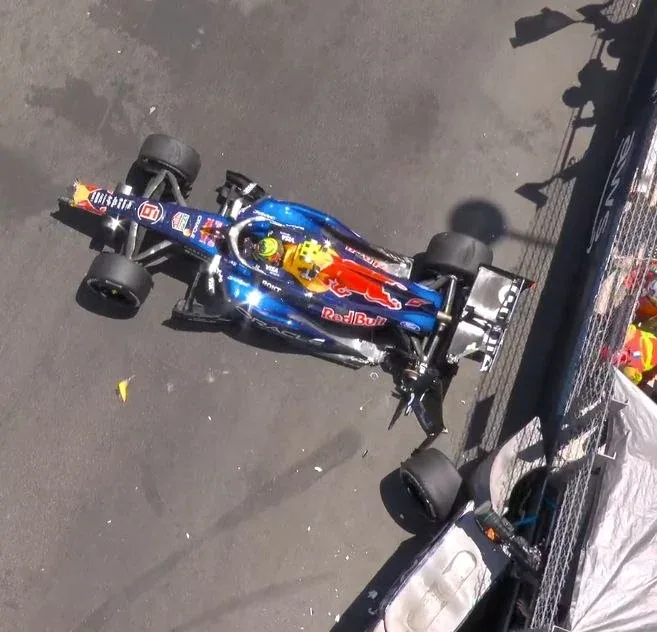 F1: Hadjar crashes in FP1 and causes first red flag of the Monaco GP