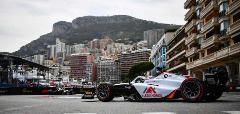 F2: León wins Sprint from start to finish in Monaco. Câmara scores points