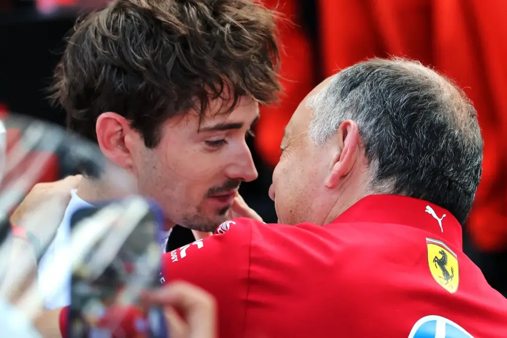 F1: Leclerc praises Vasseur and explains decision to stay at Ferrari