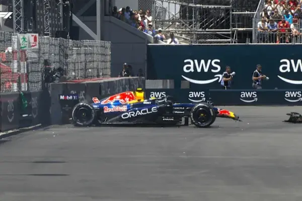 F1: Hadjar crashes in FP1 and causes the first red flag of the Monaco GP