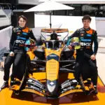 F1: McLaren and LEGO launch special helmets for historic milestone