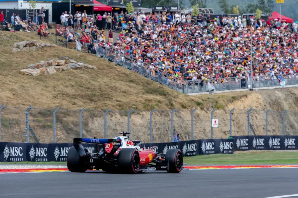 F1: Confira as imagens deste sábado do GP da Bélgica 2026