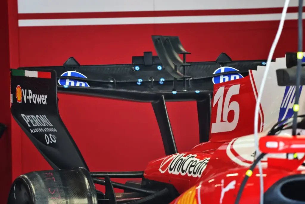 Scuderia Ferrari SF-26 rear wing.