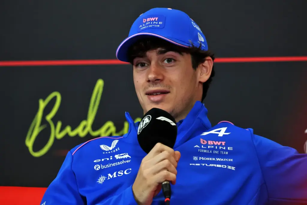 Franco Colapinto (ARG) Alpine F1 Team in the FIA Press Conference.
