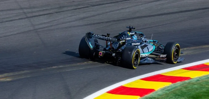 F1: Mercedes highlights "fast car" after securing two front rows in Spa