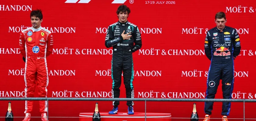 F1: Antonelli talks about chaotic start at the Belgian GP